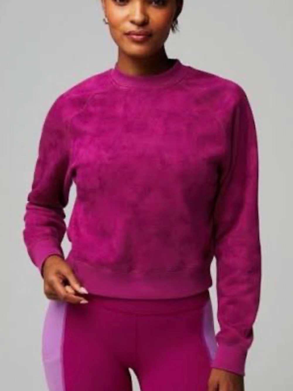 Fabletics Cozy Fleece Raglan Sweatshirt